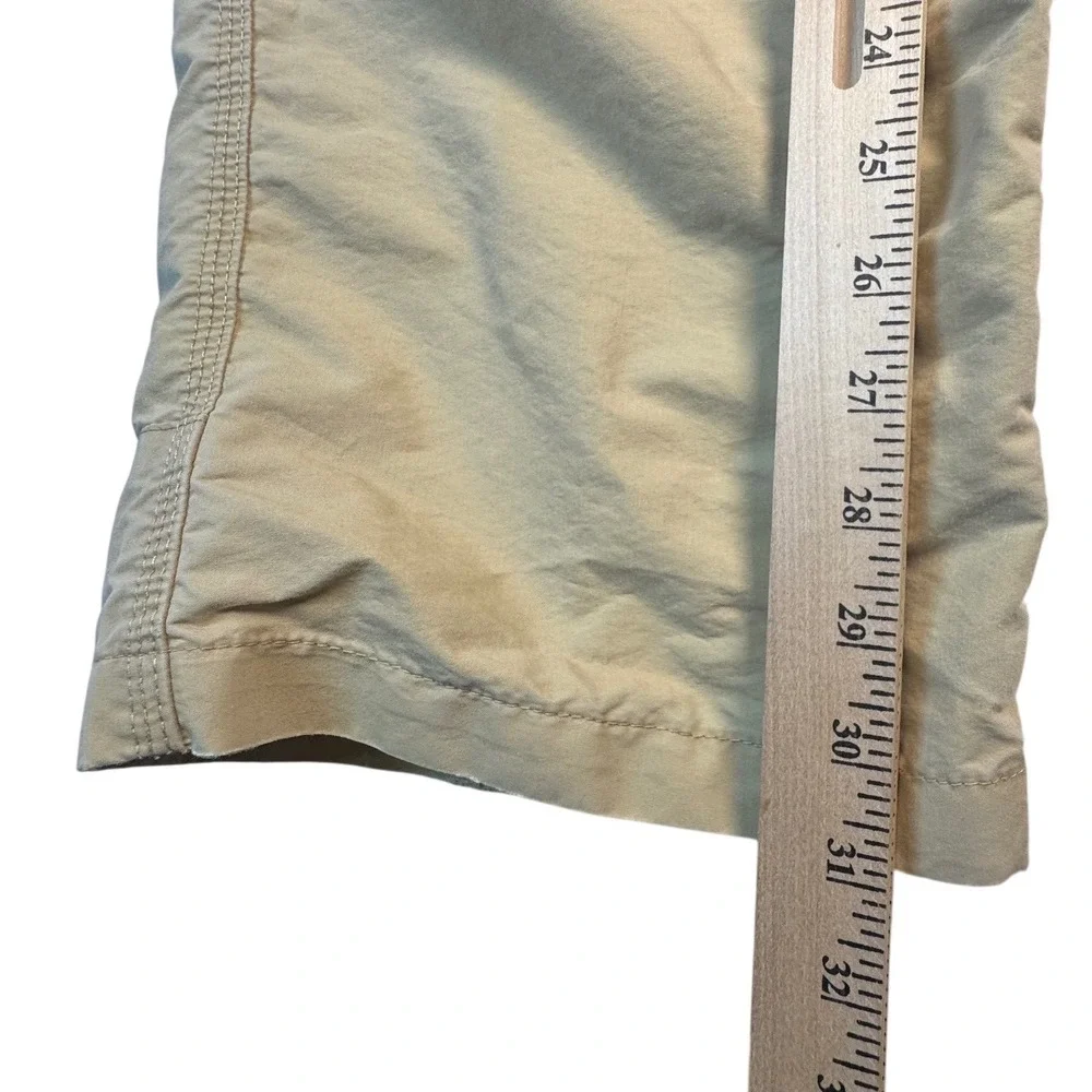Mountain Khakis Relaxed Fit Pants Mens 35x34 Khaki Nylon Cotton Outdoor Hiking